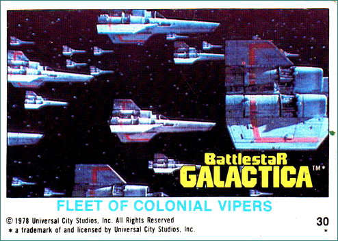 Battlestar Galactica 030 Fleet of Colonial Vipers s